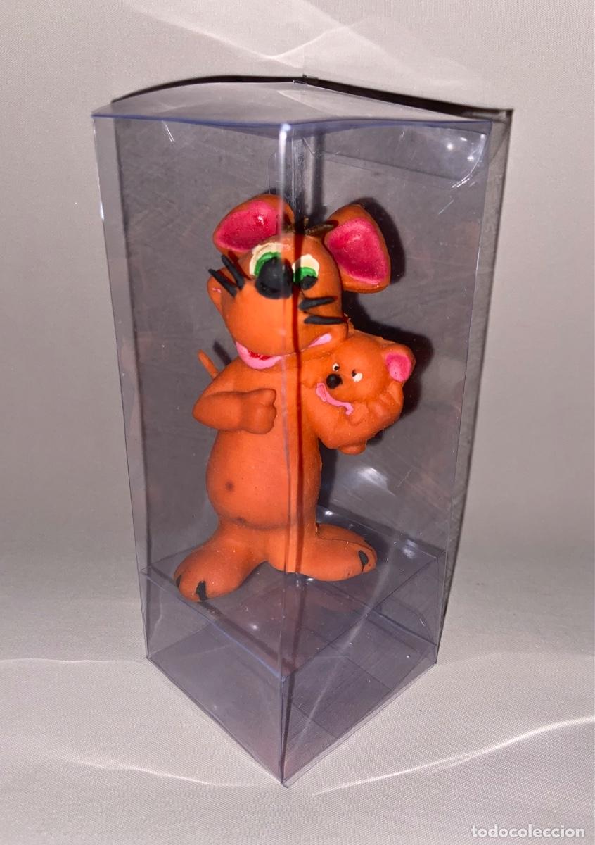 Figuras de goma y PVC: ANTIGUA FIGURA GOMA L&Aacute;TEX &ldquo; RAT&Oacute;N Y RATONCITO * - LANCO 1978