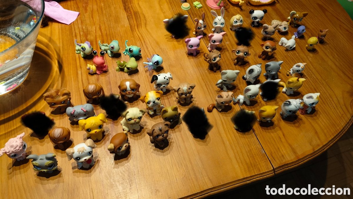 Figurines en Caoutchouc et PVC: Lote Littlest Pet Shop animales varios + accesorios