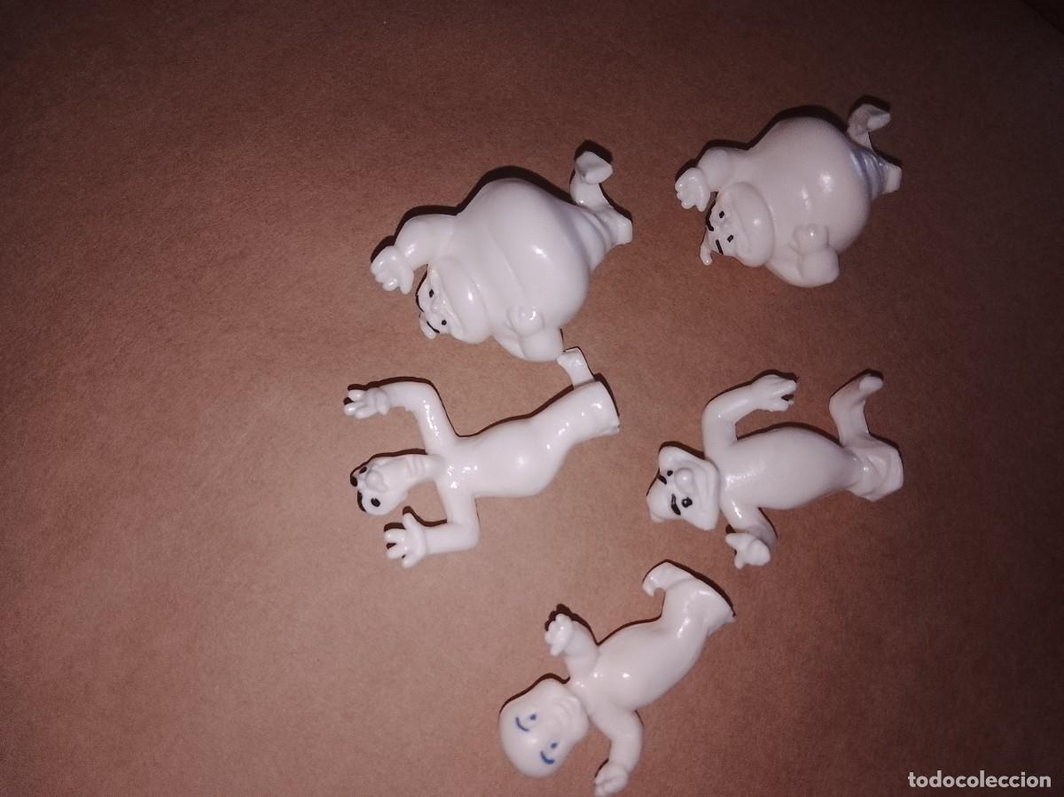 Figuras de Borracha e PVC: Casper lote 5 unidades a&ntilde;os 90,semi nueva