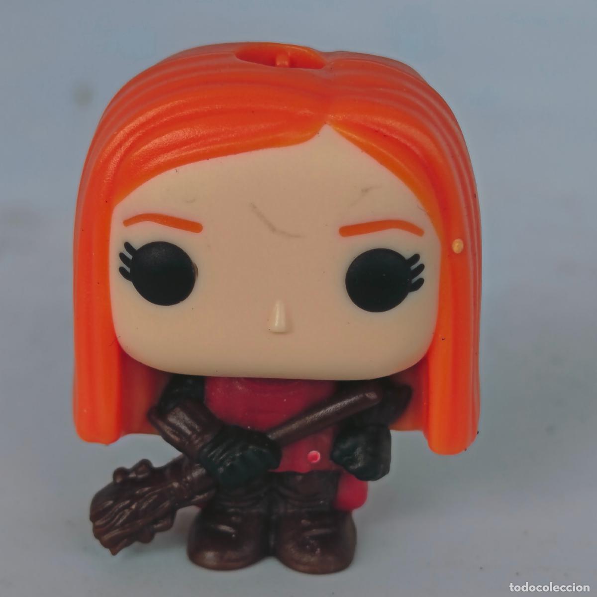 Figuras de goma Kinder: FUNKO mini coleccion Harry Potter QUIDDITCH Kinder Ginny Weasley huevos sorpresa