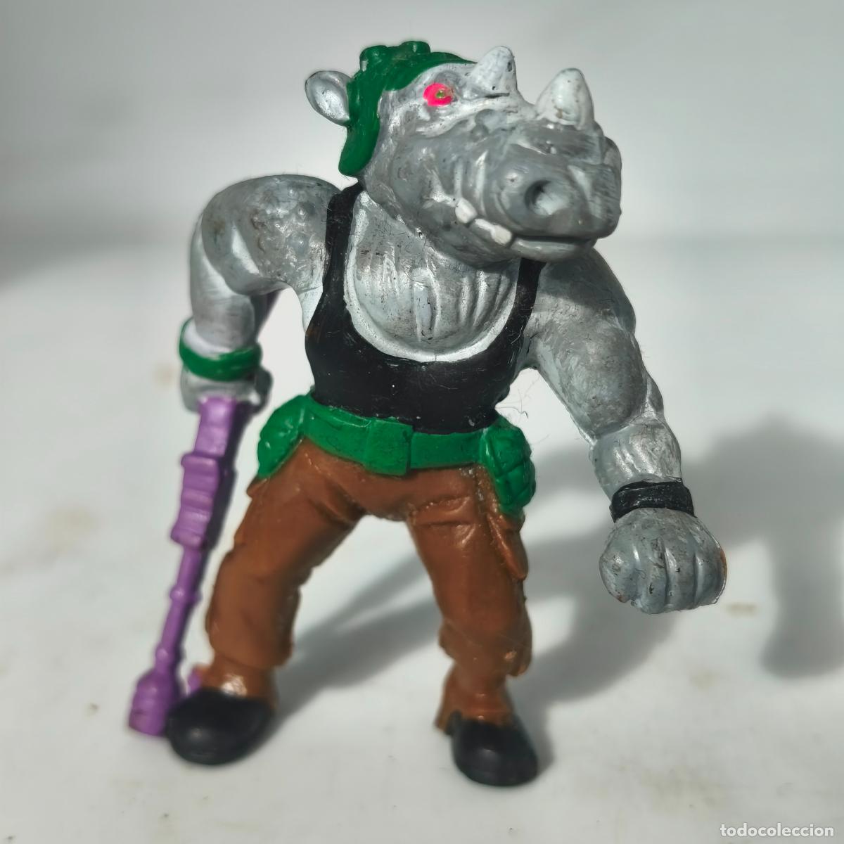 Figuras de goma y PVC: Mu&ntilde;eco Figura de Rocksteady de Las Tortugas Ninja Teenage Muntant Ninja Turtles TMNT Yolanda rinocer