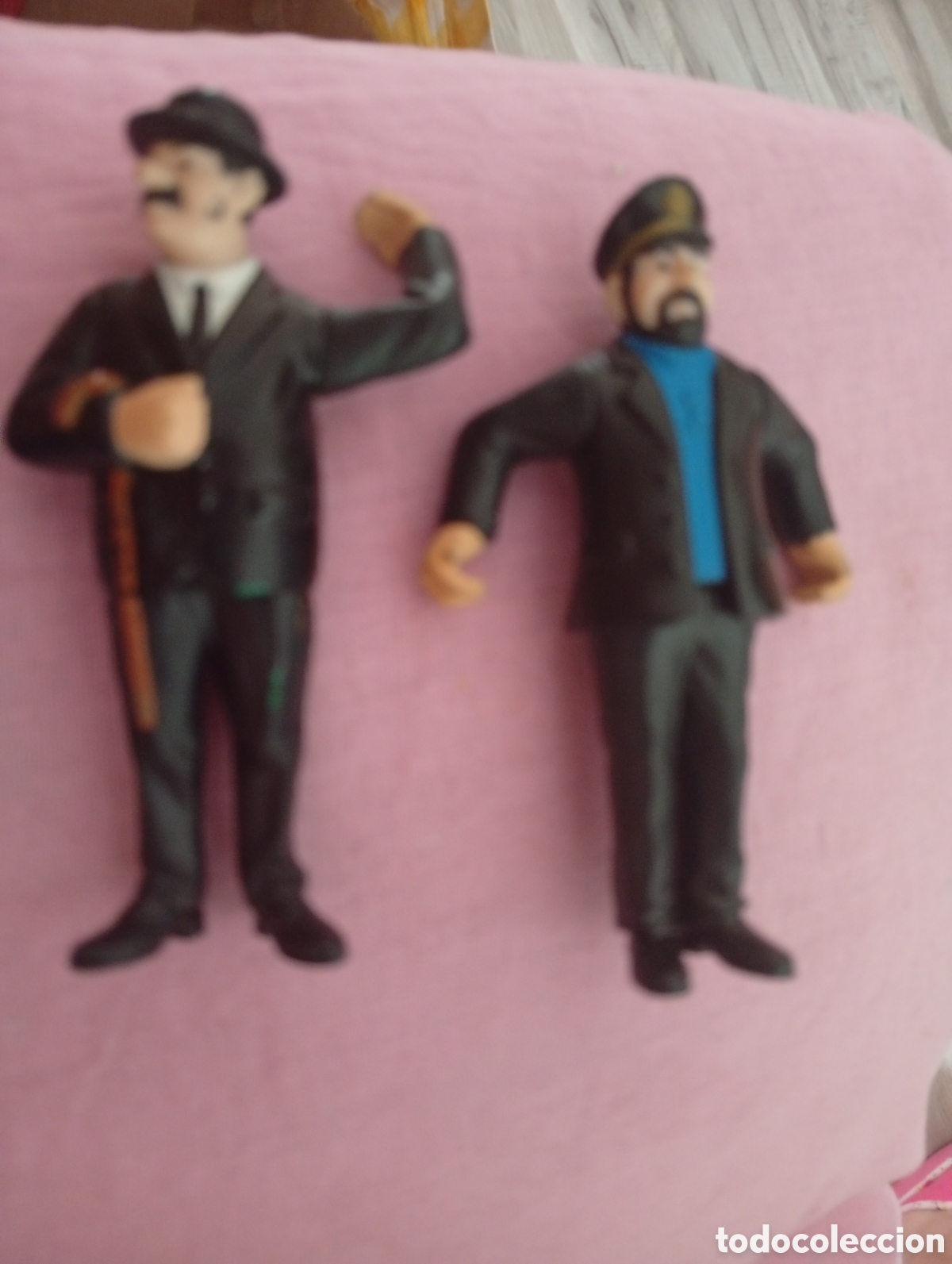 Figuras de goma y PVC: Figuras tin tin buen estado
