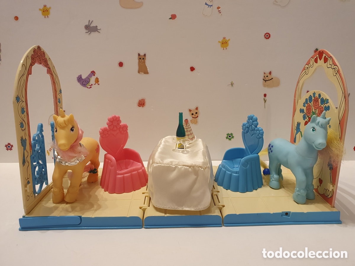 Figuras de goma y PVC: Set de boda My Little Pony G2 (Hasbro, 2001)