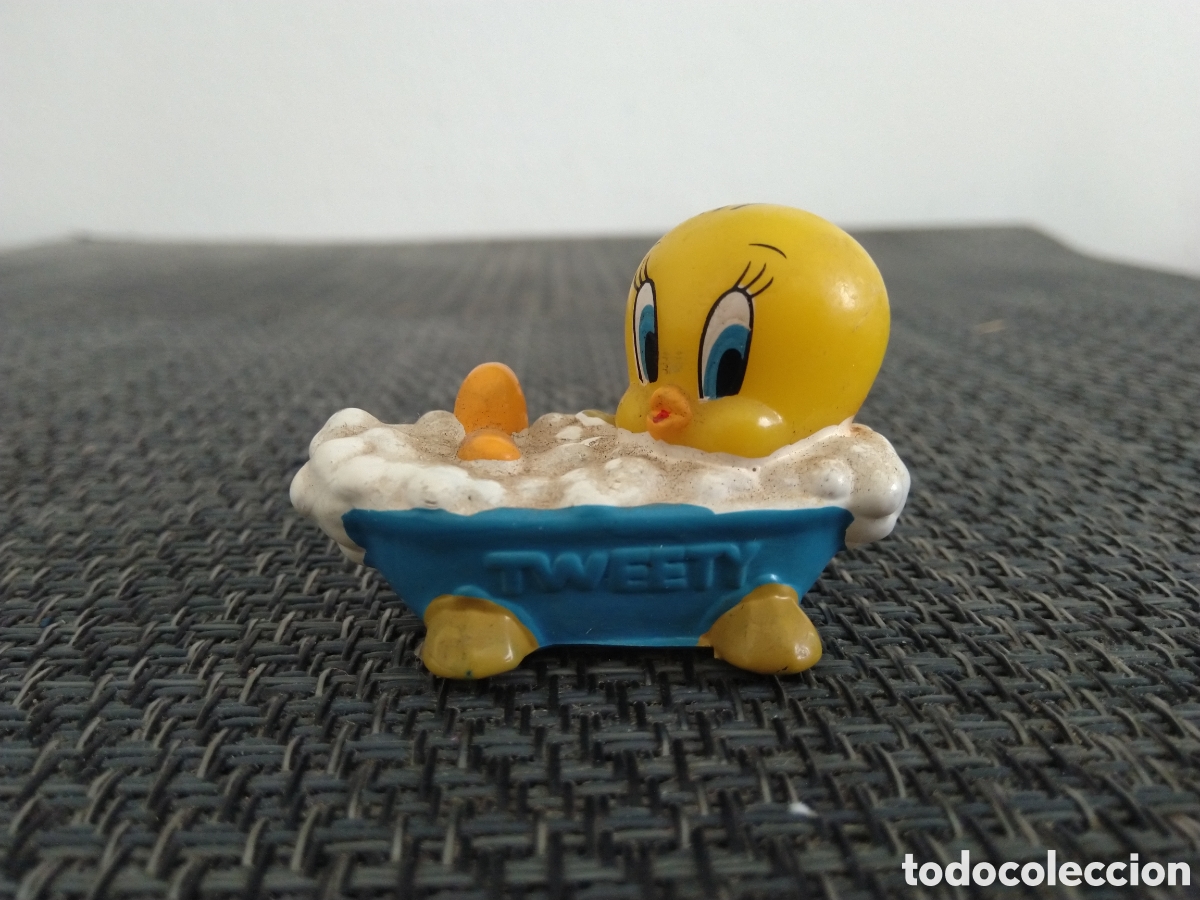 Figuras de goma y PVC: FIGURA PVC PIOLIN WARNER BROSS LINDO GATITO DIBUJOS ANIMADOS TV TELEVISION BA&Ntilde;ERA ESPUMA