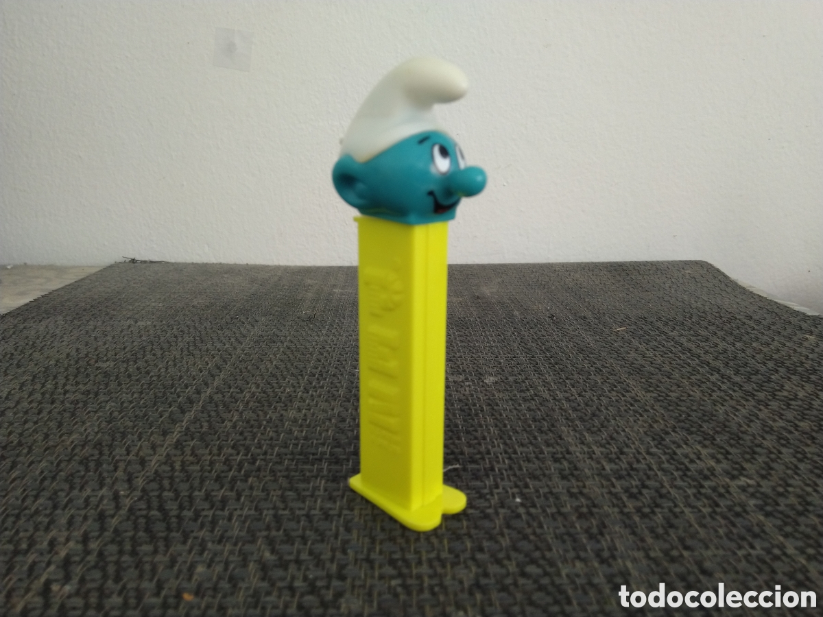 Figuras de goma y PVC dispensador PEZ: FIGURA PVC PITUFO PITUFINA PEYO SMURFS PITUFOS SMURF SCHLUMPF DISPENSADOR PEZ