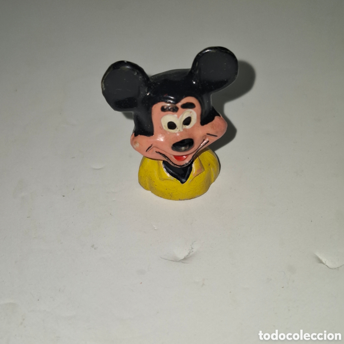 Figuras de goma y PVC: CAPUCHON PARA LAPIZ O BOLIGRAFO DE MICKEY MOUSE WALT DISNEY A&Ntilde;OS 60 MADE IN SPAIN