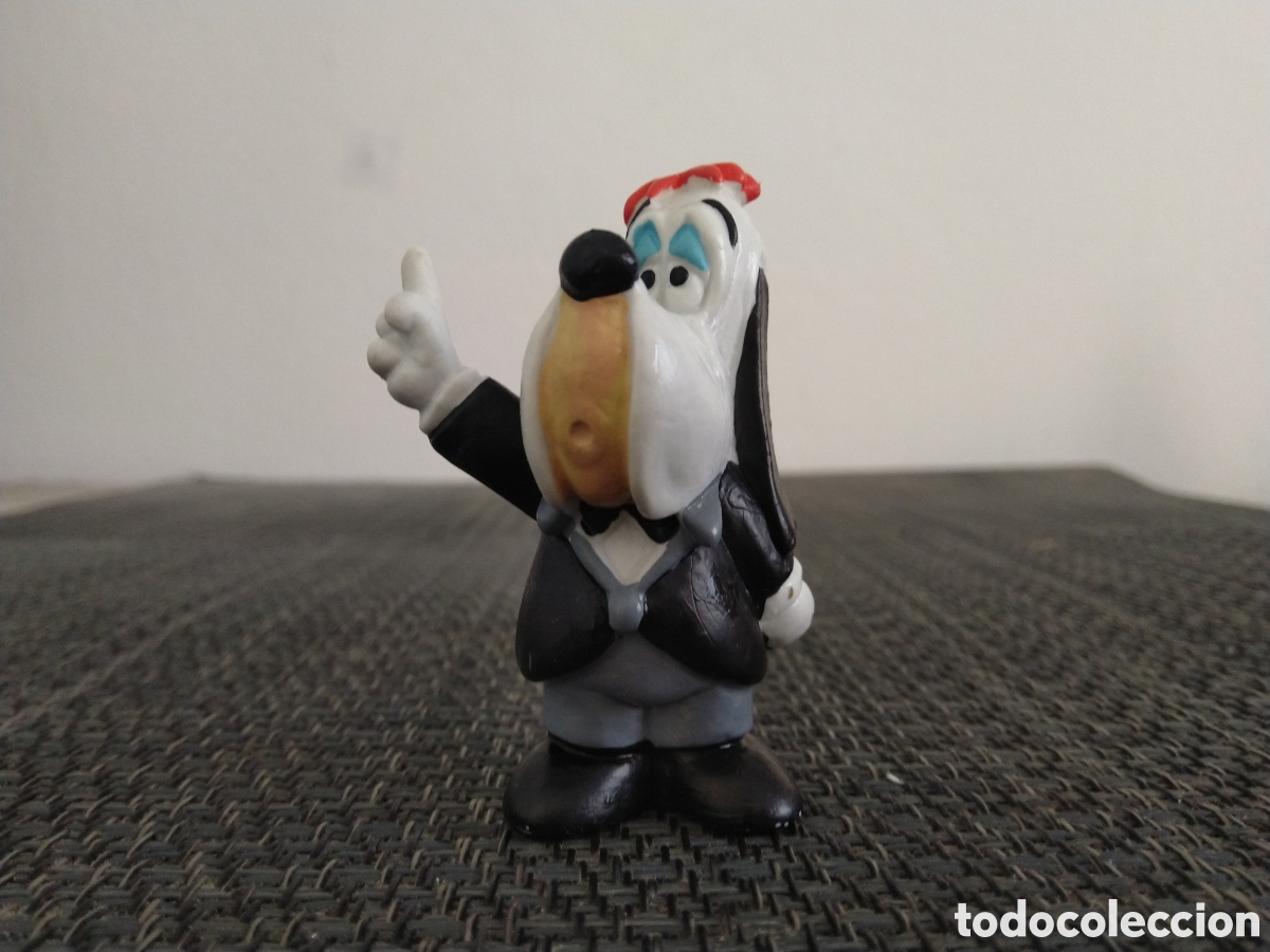 Figuras de goma y PVC: FIGURA PVC DROOPY MD TOYS BELGIUM CARTOONS DIBUJOS ANIMADOS A&Ntilde;OS 80 PERRO DOG SMOKIN DEDO LEVANTADO