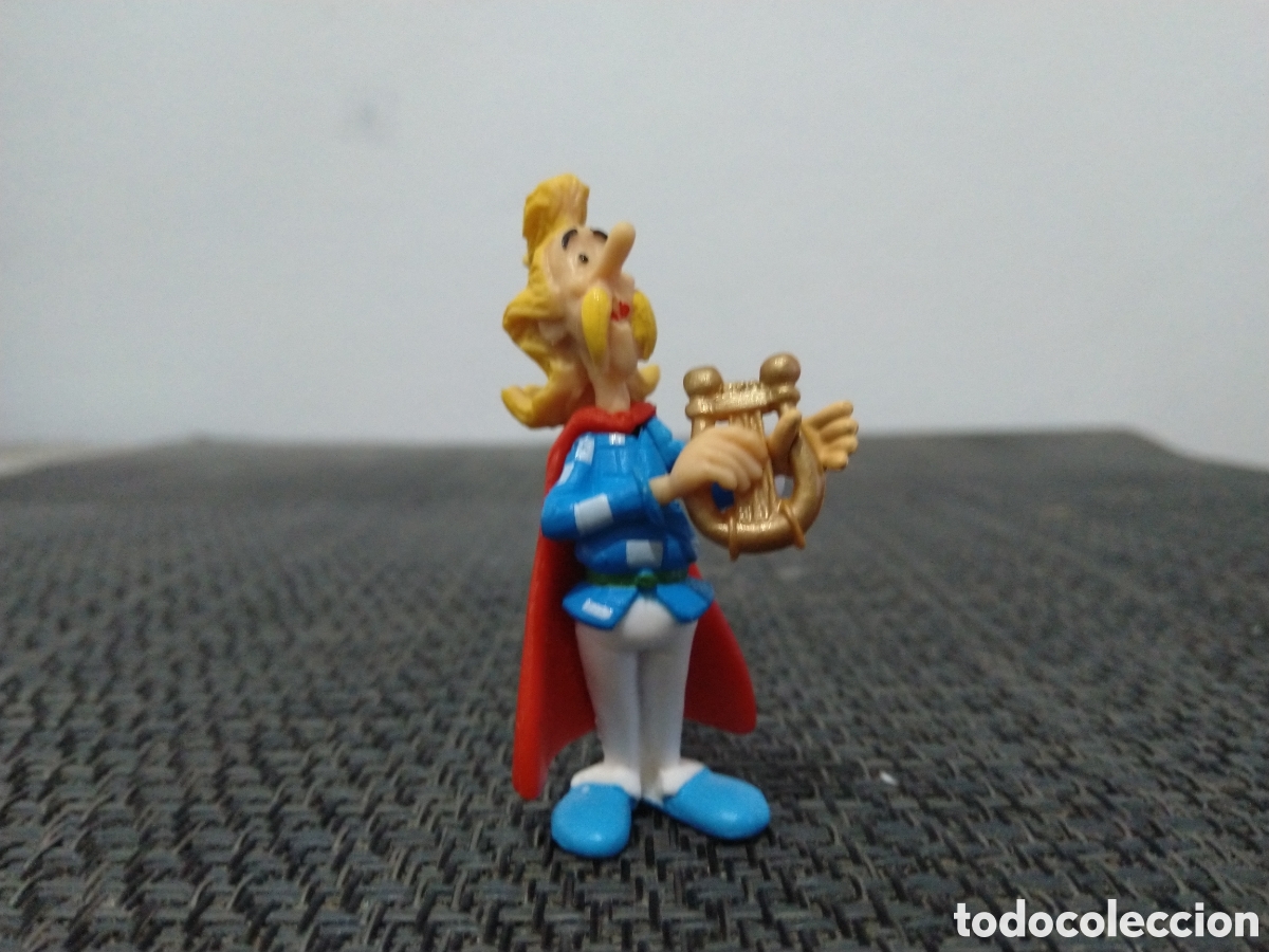 Figuras de goma y PVC: FIGURA PVC ASURANCETURIX BARDO ARPA ASTERIX Y OBELIX PLASTOY UDERZO GOSCINNY