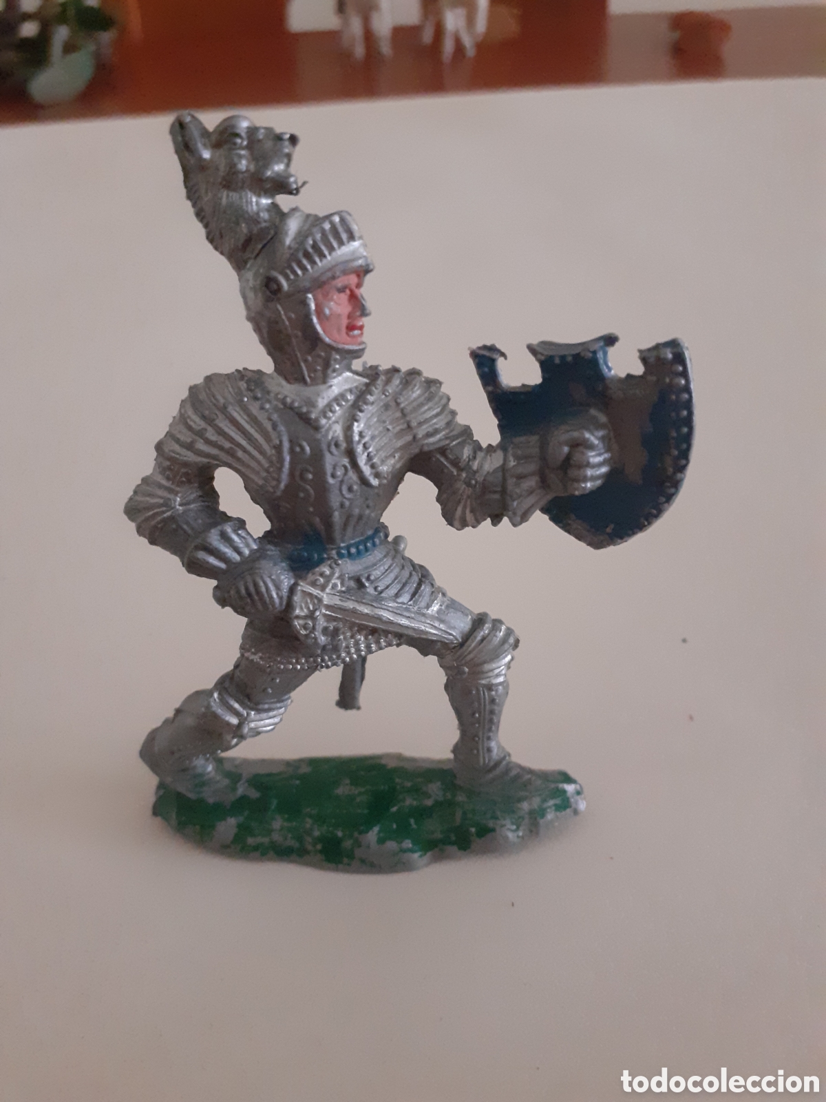 Figuras de goma y PVC: FIGURA SOLDADO MEDIEVAL PLASTICO SERIE GRANDE LAFREDO ,REAMSA,JECSAN