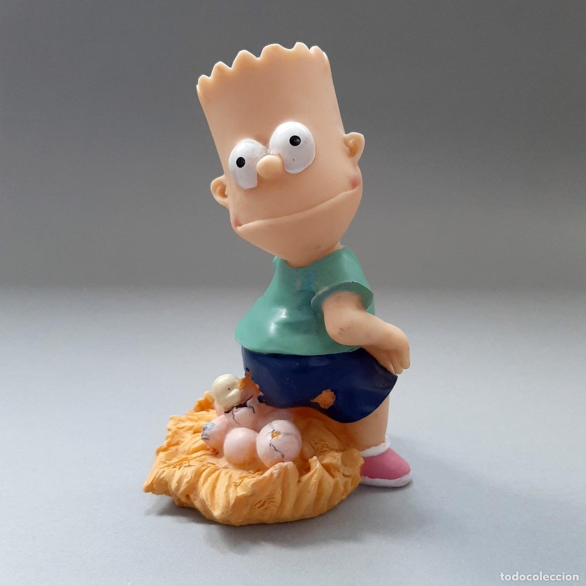 Figuras de goma y PVC: Rara figura bootlega Bart Simpson con huevos