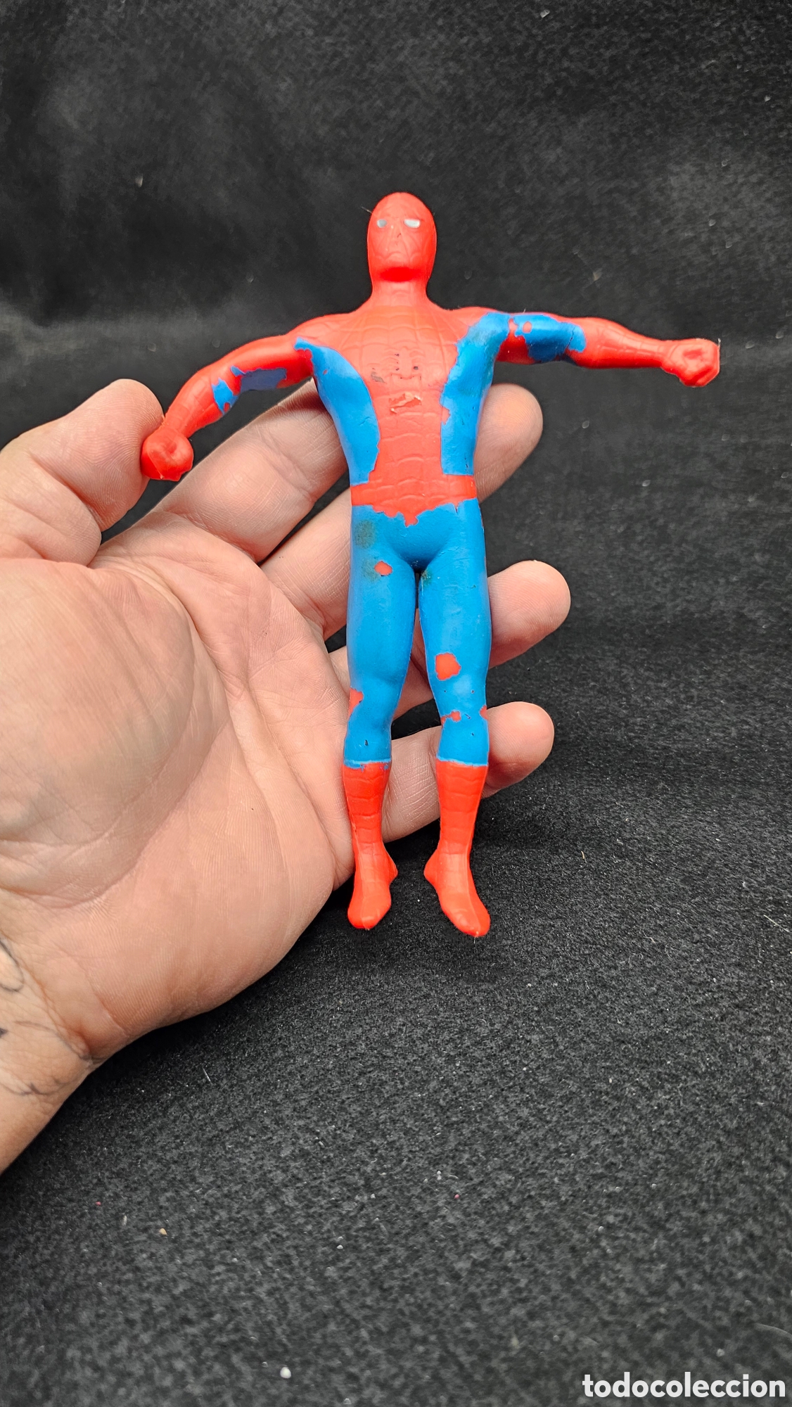 Figuras de goma y PVC: Antiguo spider - man 1990