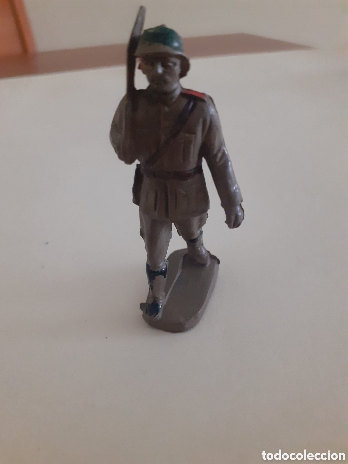 Figuras de goma y PVC: FIGURA SOLDADO ESPA&Ntilde;OL GOMA PECH,REAMSA,JECSAN