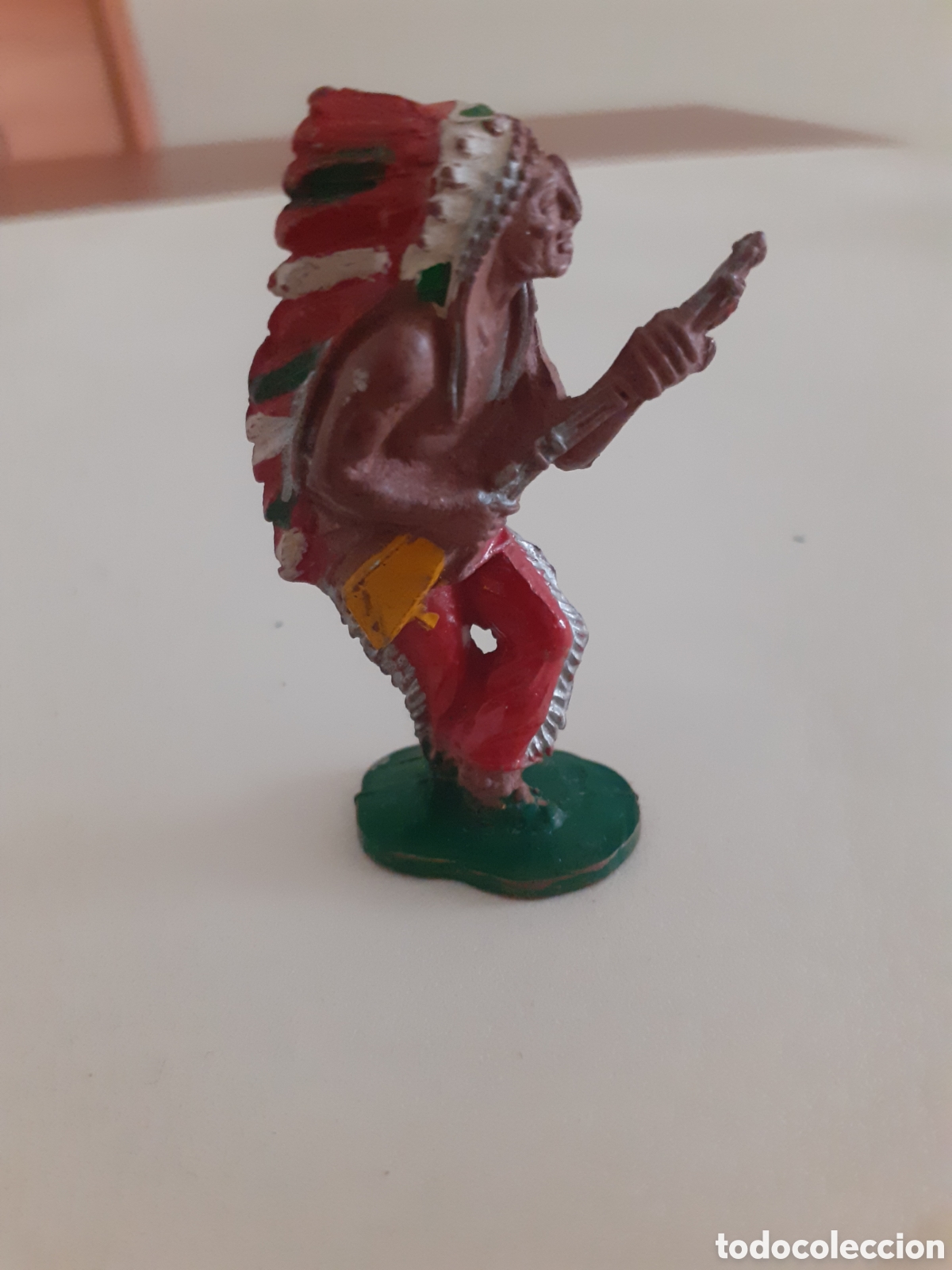 Figuras de goma y PVC: FIGURA GUERRERO INDIO GOMA LAFREDO,JECSAN ,PECH
