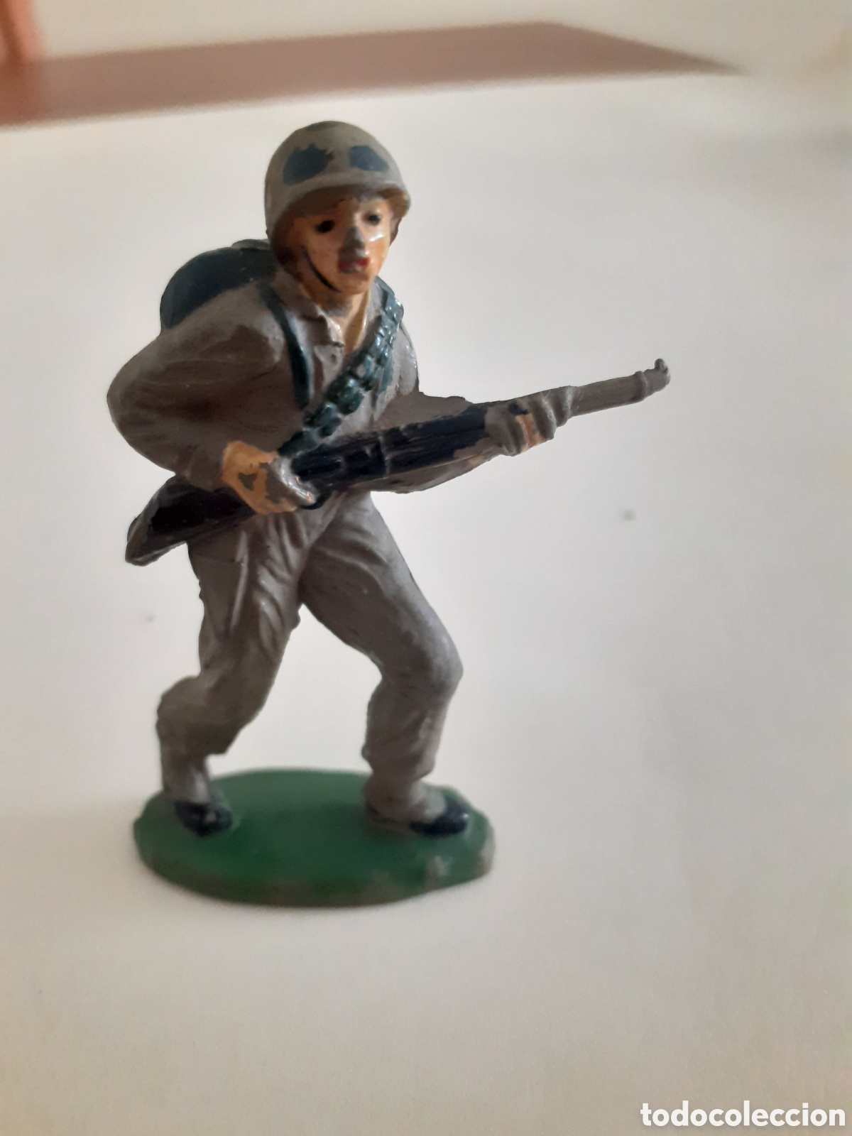 Figuras de goma y PVC: FIGURA SOLDADO AMERICANO MARINE EN GOMA PECH,REAMSA,JECSAN