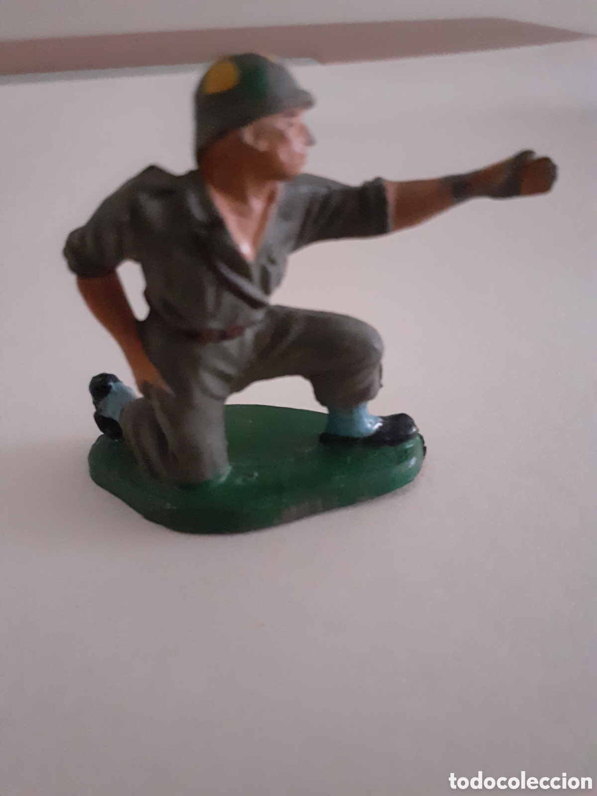 Figuras de goma y PVC: FIGURA SOLDADO AMERICANO GOMA PECH,REAMSA,JECSAN
