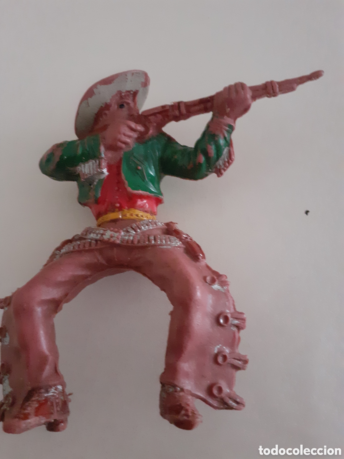 Figuras de goma y PVC: FIGURA PLASTICO VAQUERO SERIE GRANDE LAFREDO,JECSAN,PECH