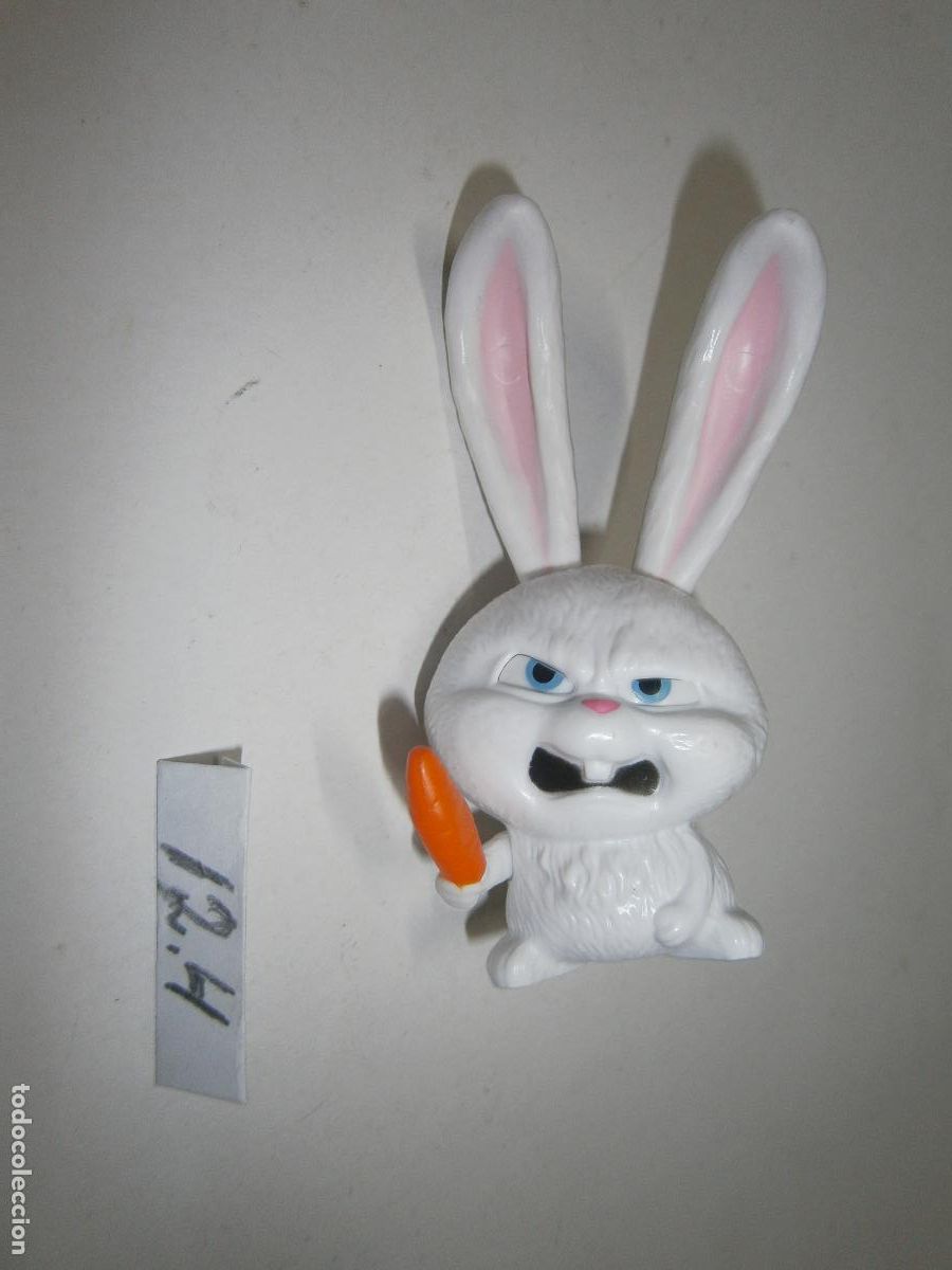Figuras de goma y PVC: FIGURA DE GOMA O PVC - CONEJO ENFADADO