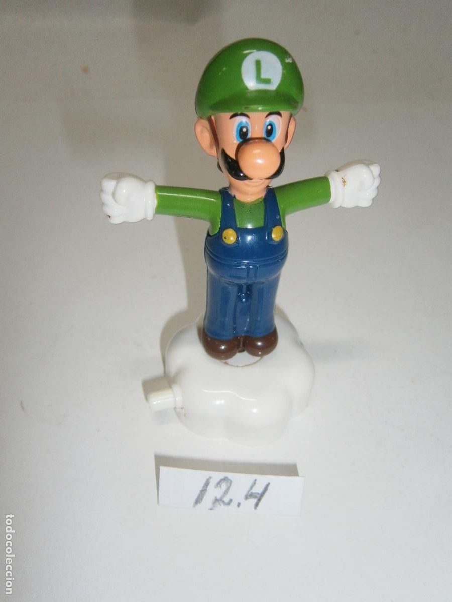 Figuras de goma y PVC: FIGURA DE GOMA O PVC - LUIGI GIRATORIO MARIO BROS
