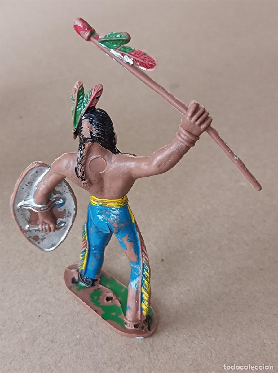 Figuras de goma y PVC: LOTE VAQUEROS INDIOS Y ACCESORIOS DE PL&Aacute;STICO FABRICANTE COMANSI - Foto 10