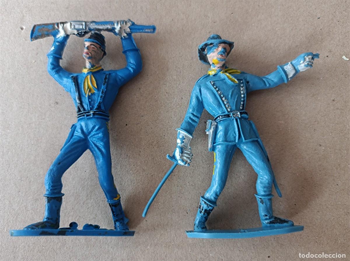 Figuras de goma y PVC: LOTE VAQUEROS INDIOS Y ACCESORIOS DE PL&Aacute;STICO FABRICANTE COMANSI - Foto 13