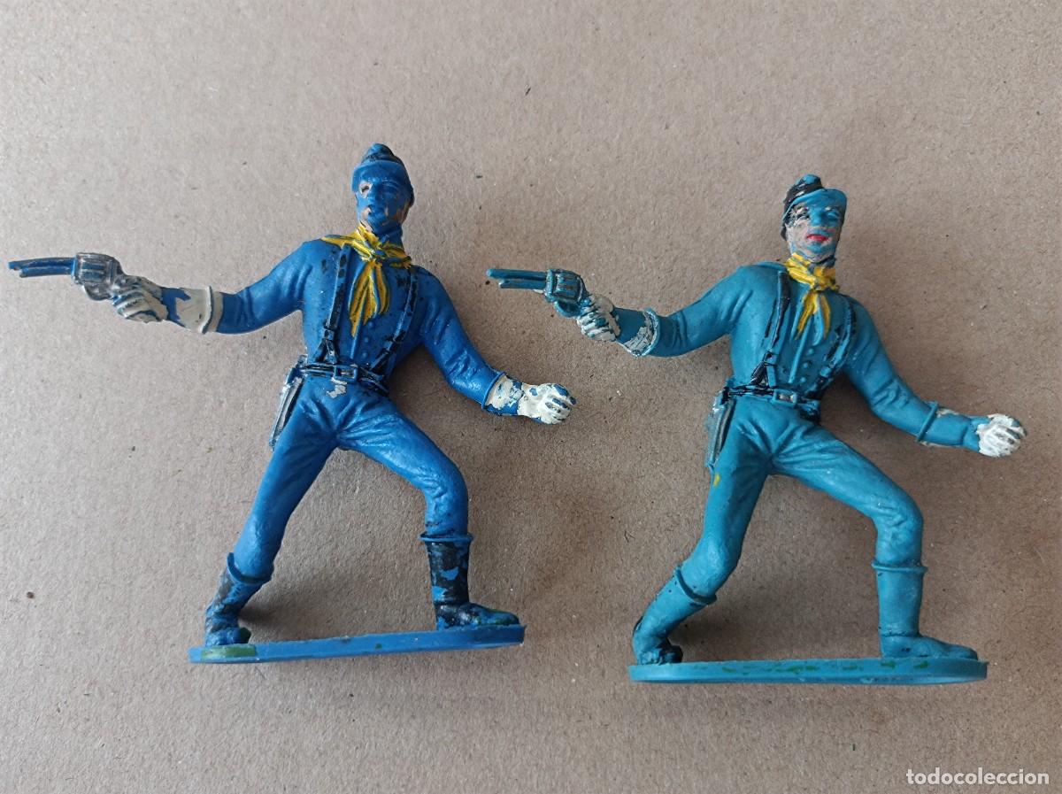 Figuras de goma y PVC: LOTE VAQUEROS INDIOS Y ACCESORIOS DE PL&Aacute;STICO FABRICANTE COMANSI - Foto 16