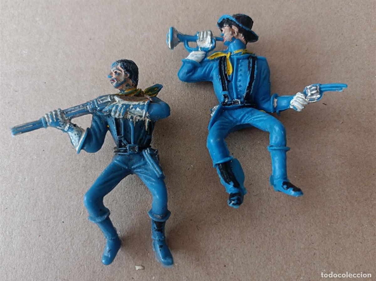 Figuras de goma y PVC: LOTE VAQUEROS INDIOS Y ACCESORIOS DE PL&Aacute;STICO FABRICANTE COMANSI - Foto 19