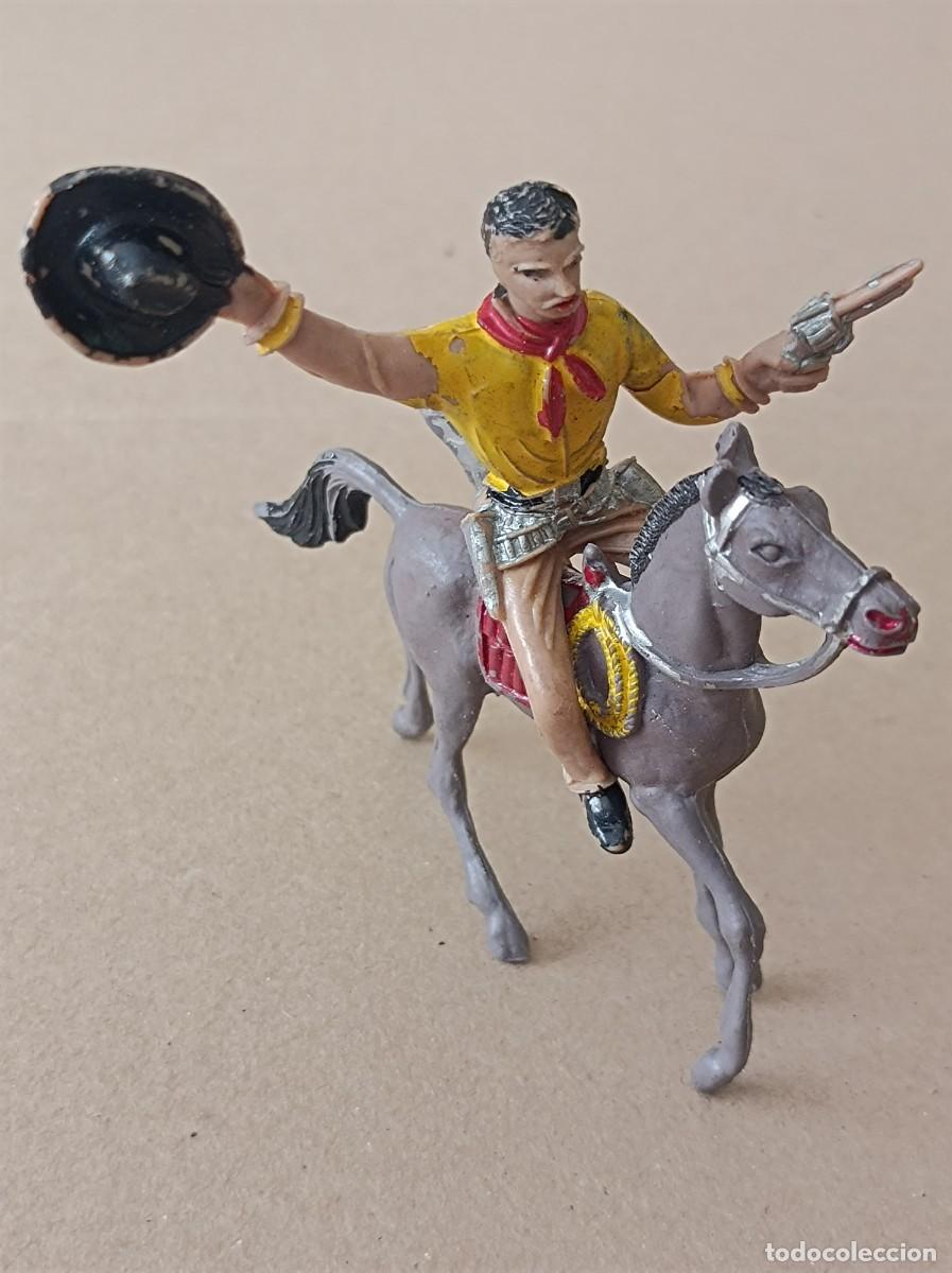 Figuras de goma y PVC: VAQUERO COWBOY DE PL&Aacute;STICO FABRICANTE COMANSI