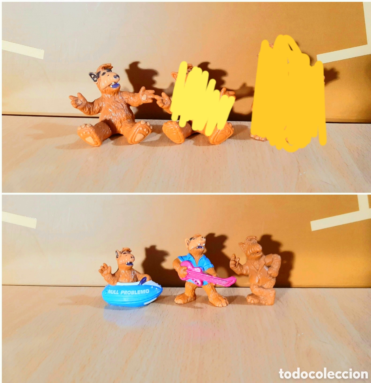 Gummi- und PVC-Figuren: Figuras de Alf marca Bully 80 (uno 8.8&euro;)
