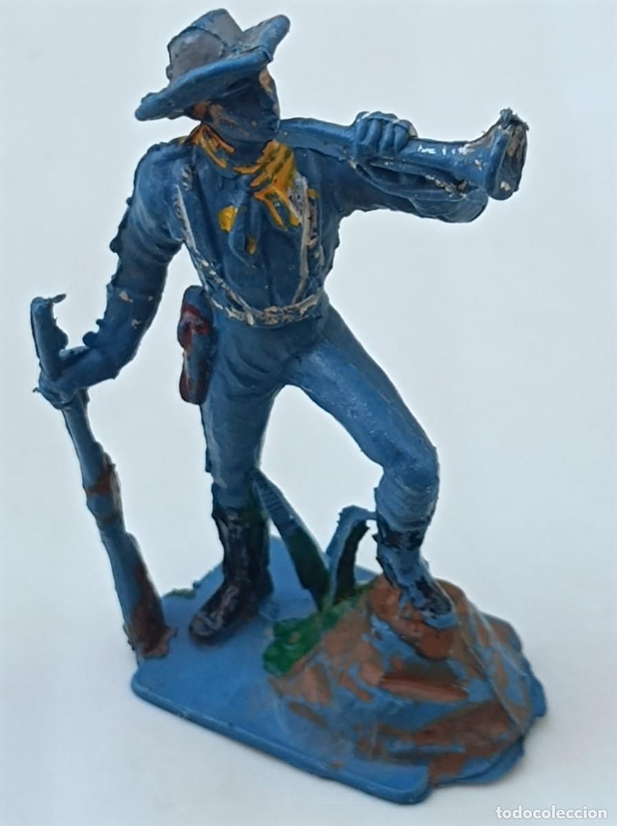Figuras de goma y PVC: FIGURA DE PL&Aacute;STICO SOLDADO CABALLER&Iacute;A NORDISTA - FABRICANTE PECH OLIVER