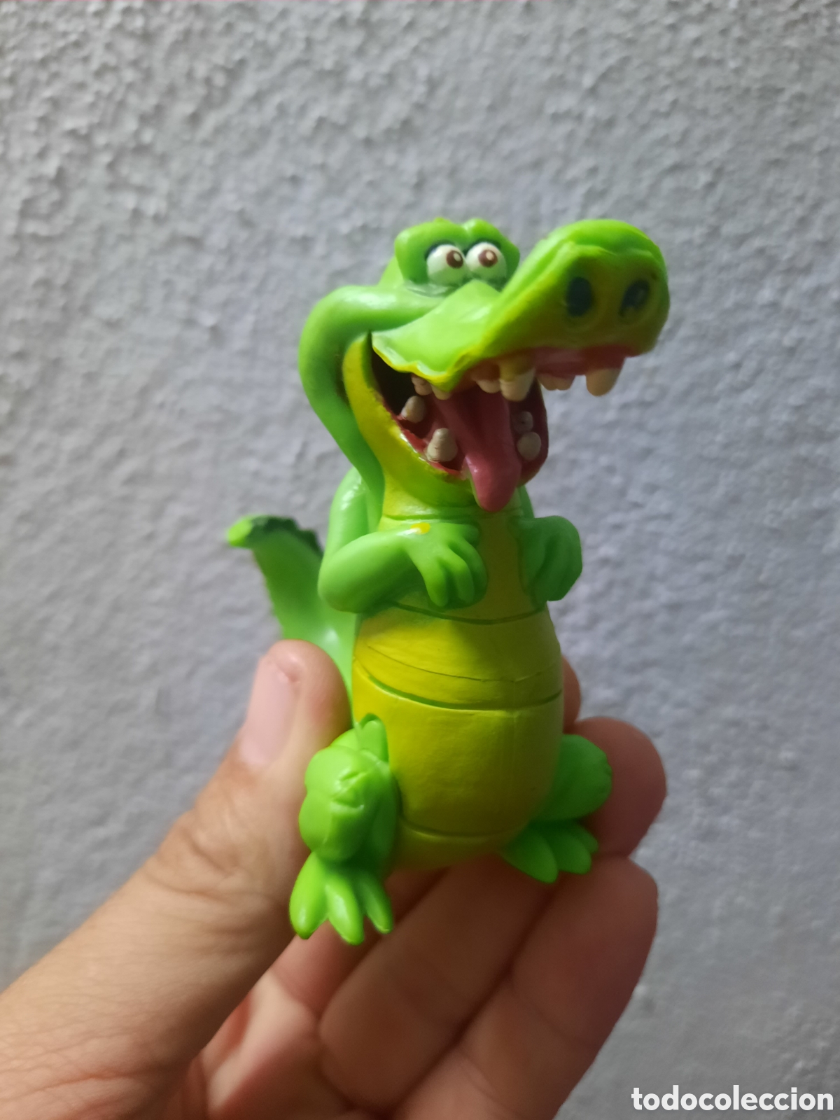 Figuras de goma y PVC: Cocodrilo Tic Tac de la pel&iacute;cula Peter Pan de Disney.