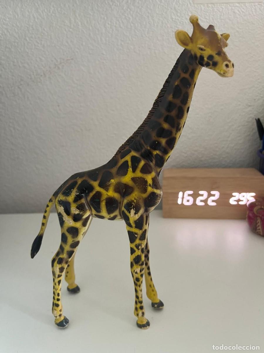 Figuras de goma y PVC: JUGUETE DE GOMA Y PVC ANIMAL TIPO SCHLEICH JIRAFA - PLASTICO DURO