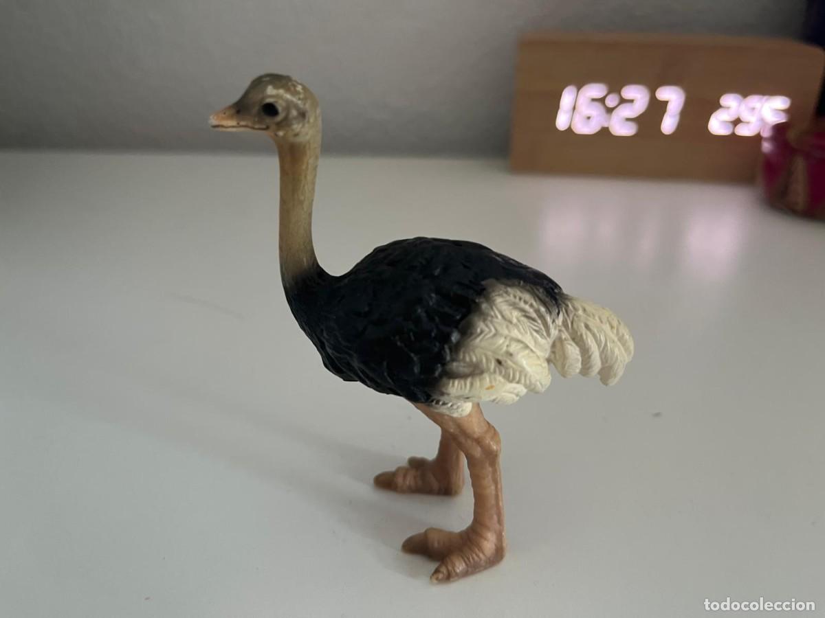 Figuras de goma y PVC: JUGUETE DE GOMA Y PVC ANIMAL SCHLEICH AVESTRUZ 2003