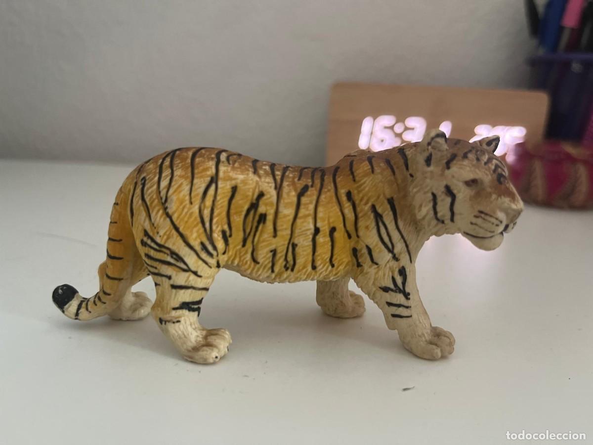 Figuras de goma y PVC: JUGUETE DE GOMA Y PVC ANIMAL SCHLEICH TIGRE 1996