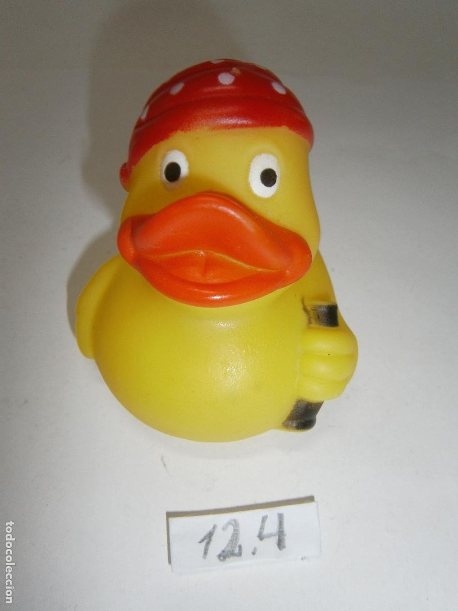 Figuras de goma y PVC: FIGURA DE GOMA O PVC - PATITO DE GOMA PIRATA