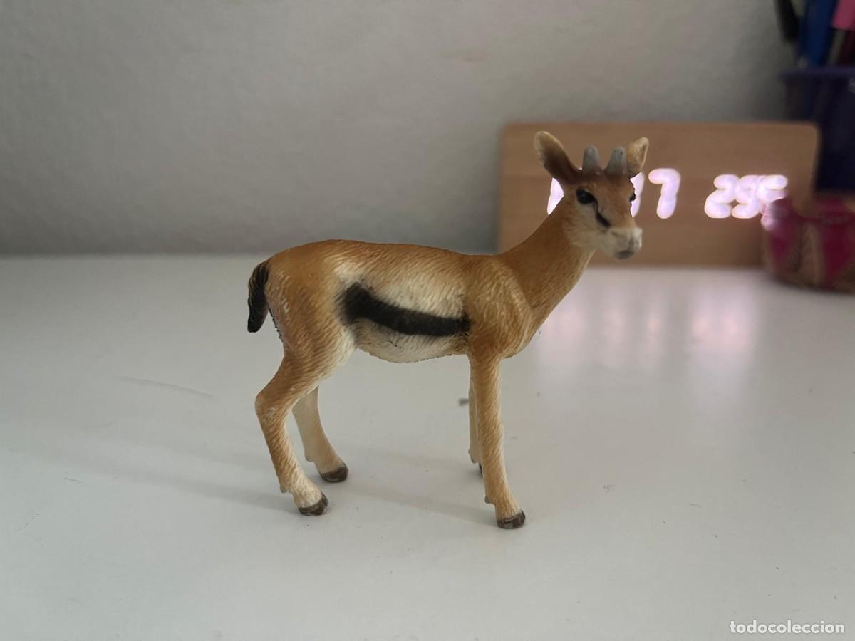 Figuras de goma y PVC: JUGUETE DE GOMA Y PVC ANIMAL SCHLEICH GACELA SILVESTRE 2008