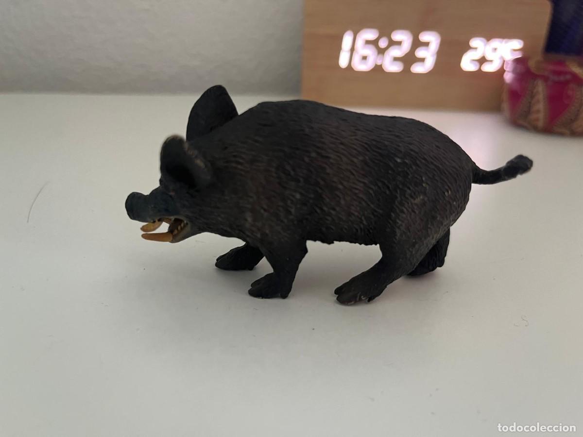 Figuras de goma y PVC: JUGUETE DE GOMA Y PVC ANIMAL SCHLEICH JABALI 2001