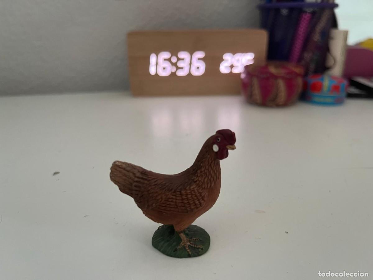 Figuras de goma y PVC: JUGUETE DE GOMA Y PVC ANIMAL SCHLEICH GALLINA 2008