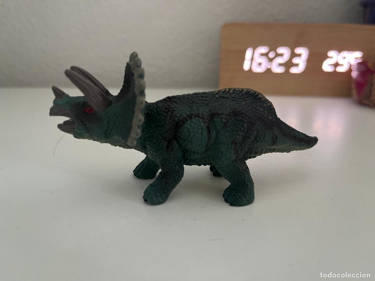 Figuras de goma y PVC: JUGUETE DE GOMA Y PVC ANIMAL TIPO SCHLEICH DINOSAURIO TRICERATOPS