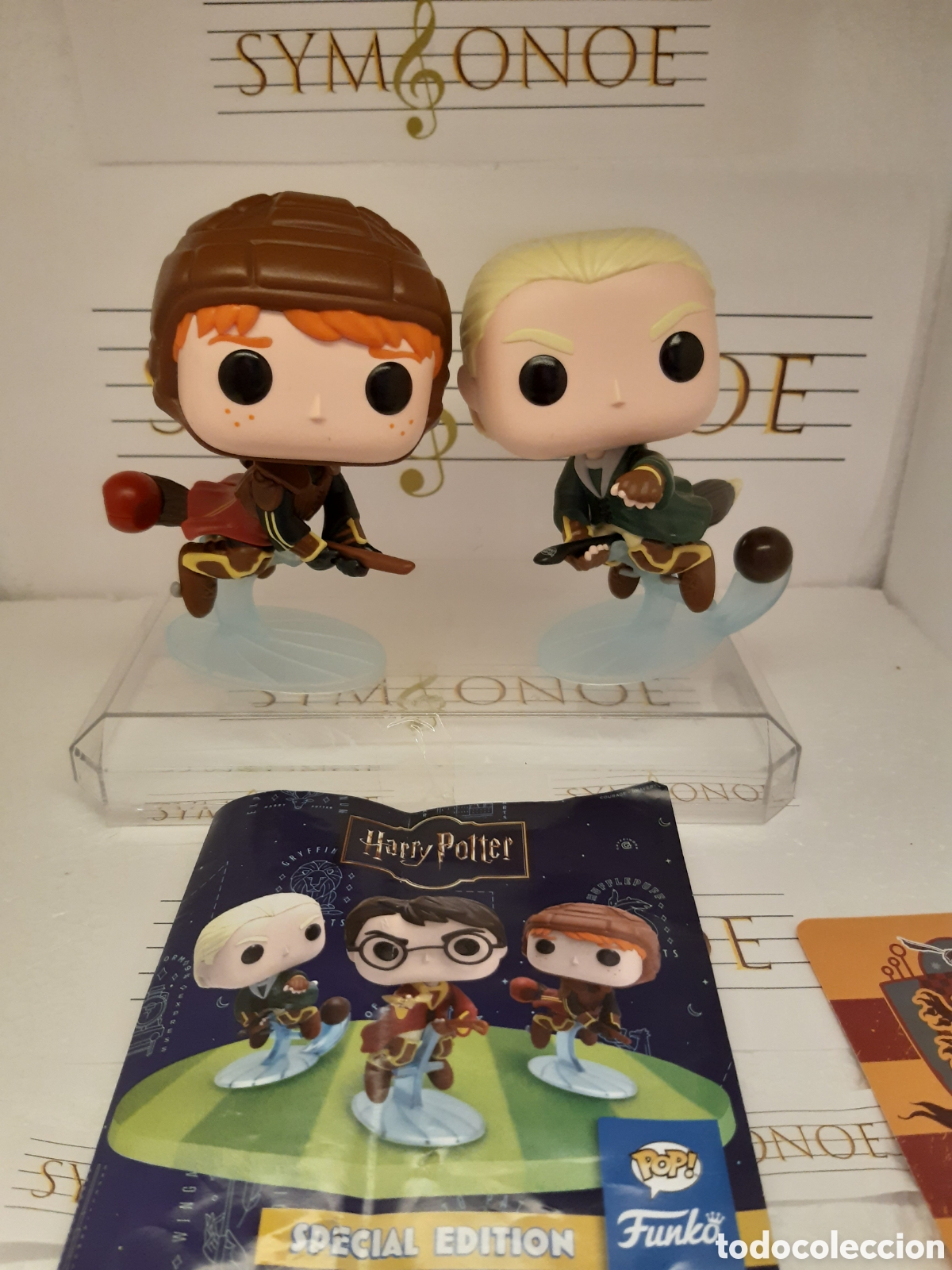 Figuras de goma Kinder: Funkos kinder sorpresa Maxi Harry potter Draco Ron