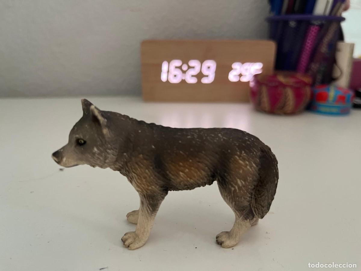 Figuras de goma y PVC: JUGUETE DE GOMA Y PVC ANIMAL SCHLEICH LOBO 2002