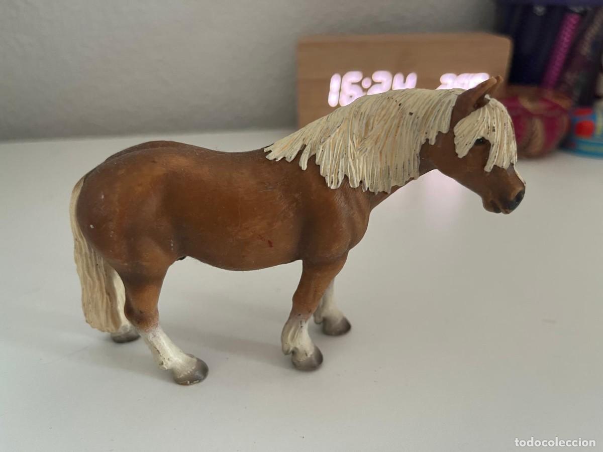Figuras de goma y PVC: JUGUETE DE GOMA Y PVC ANIMAL SCHLEICH CABALLO MARRON 2003