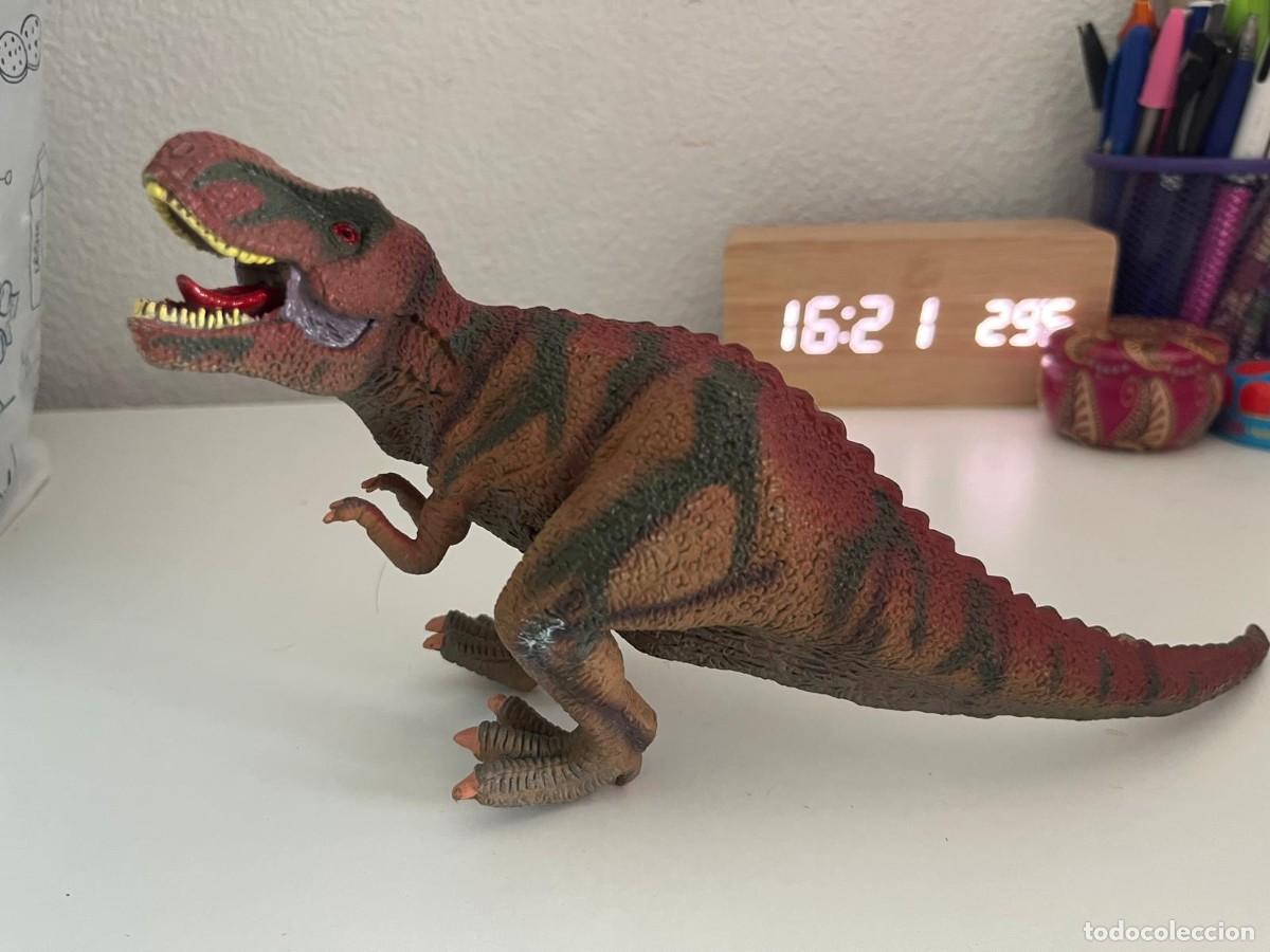 Figuras de goma y PVC: JUGUETE DE GOMA Y PVC ANIMAL TIPO SCHLEICH DINOSAURIO TIRANOSAURIO REX