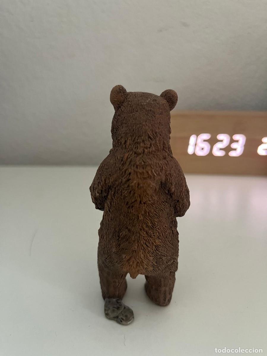 Figuras de goma y PVC: JUGUETE DE GOMA Y PVC ANIMAL TIPO SCHLEICH OSO PARDO GRIZZLY MARRON