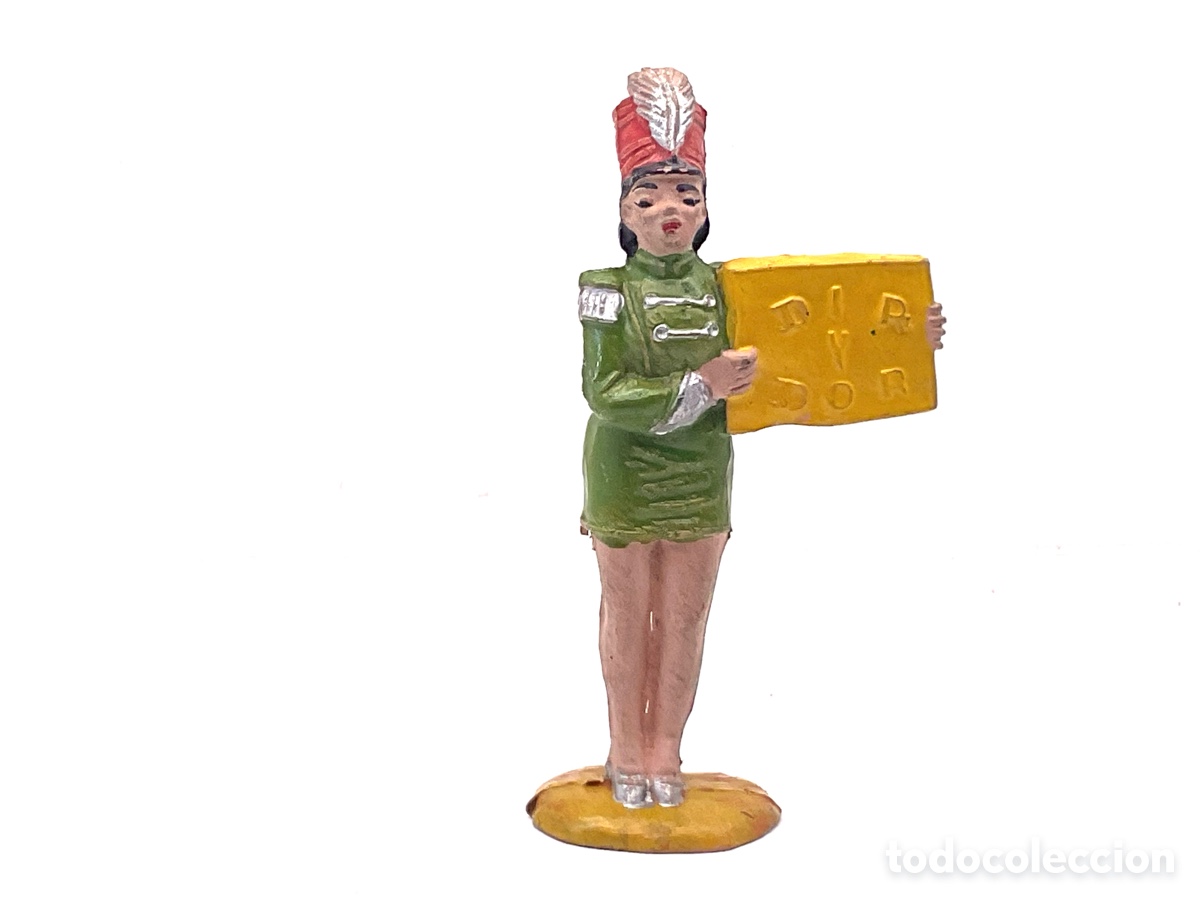 Figuras de goma y PVC: Antigua Figura en Goma. Presentadora del Circo Dir y Dor. Jecsan.
