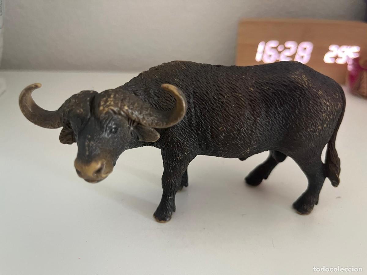 Figuras de goma y PVC: JUGUETE DE GOMA Y PVC ANIMAL SCHLEICH BUFFALO 2010