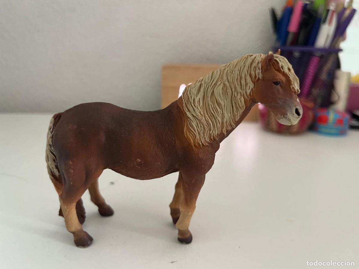 Figuras de goma y PVC: JUGUETE DE GOMA Y PVC ANIMAL COLLECTA TIPO SCHLEICH CABALLO MARRON 2008