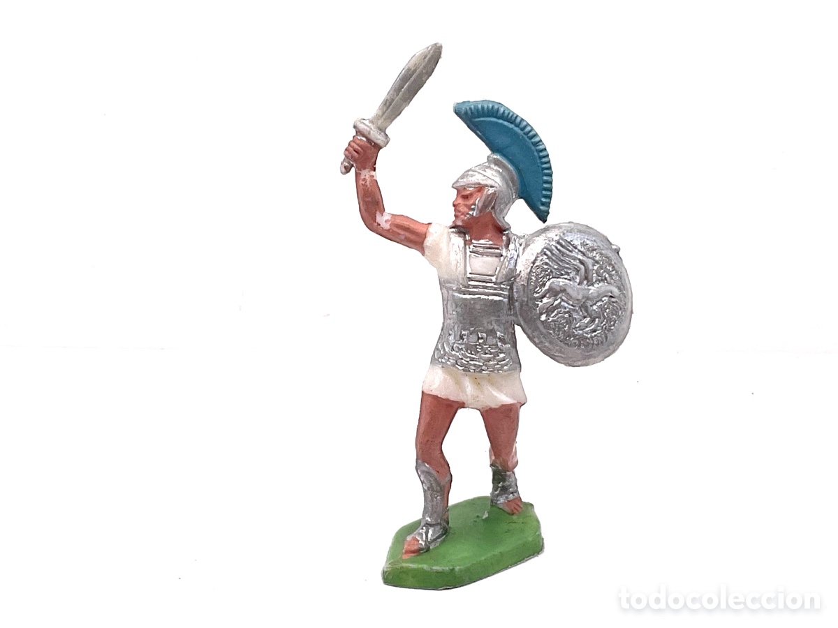 Figuras de goma y PVC: Guerrero Grandes Batallas del Mundo, ROMANOS contra CARTAGINESES de ROJAS y MALARET - A&ntilde;os 1960s.