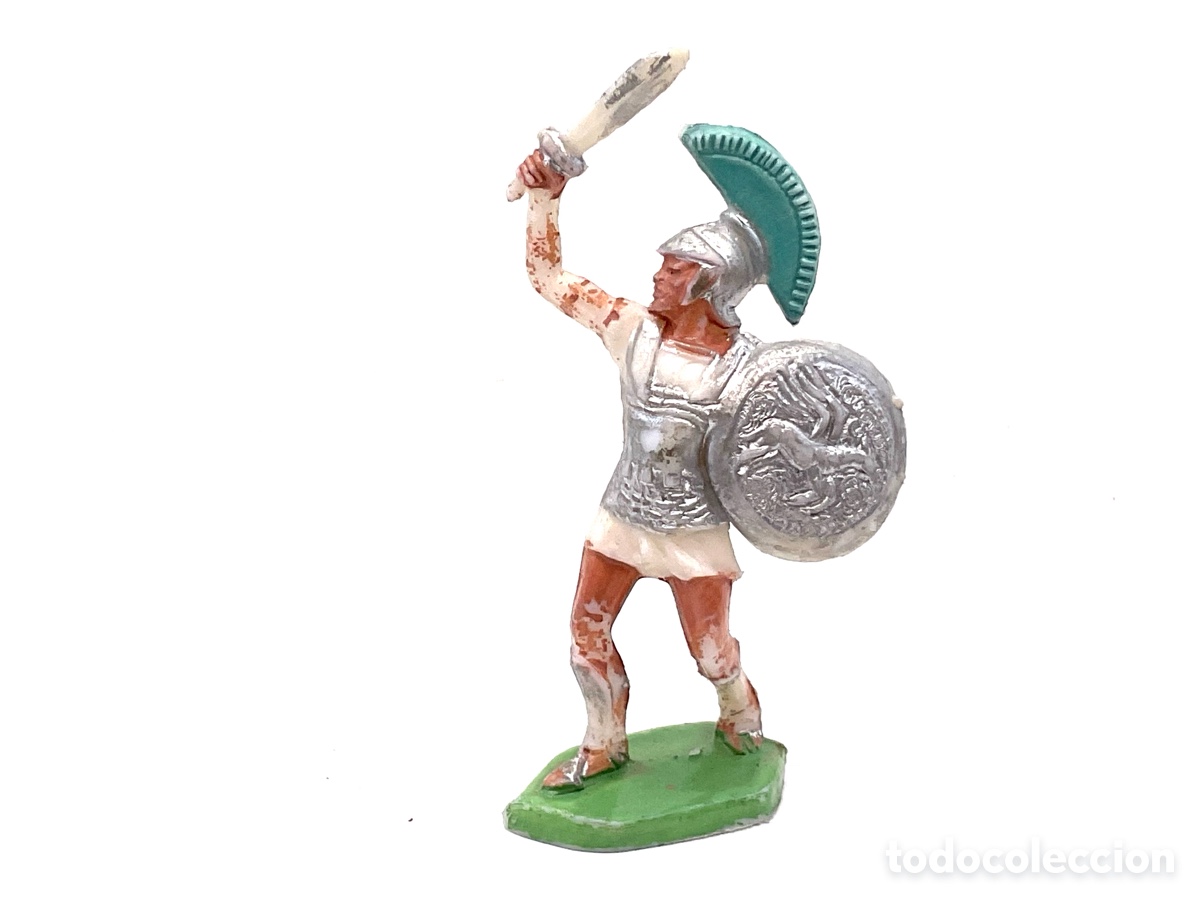 Figuras de goma y PVC: Guerrero Grandes Batallas del Mundo, ROMANOS contra CARTAGINESES de ROJAS y MALARET - A&ntilde;os 1960s.