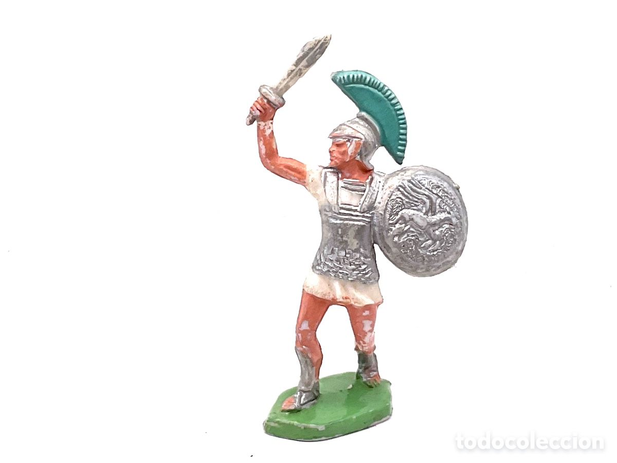 Figuras de goma y PVC: Guerrero Grandes Batallas del Mundo, ROMANOS contra CARTAGINESES de ROJAS y MALARET - A&ntilde;os 1960s.