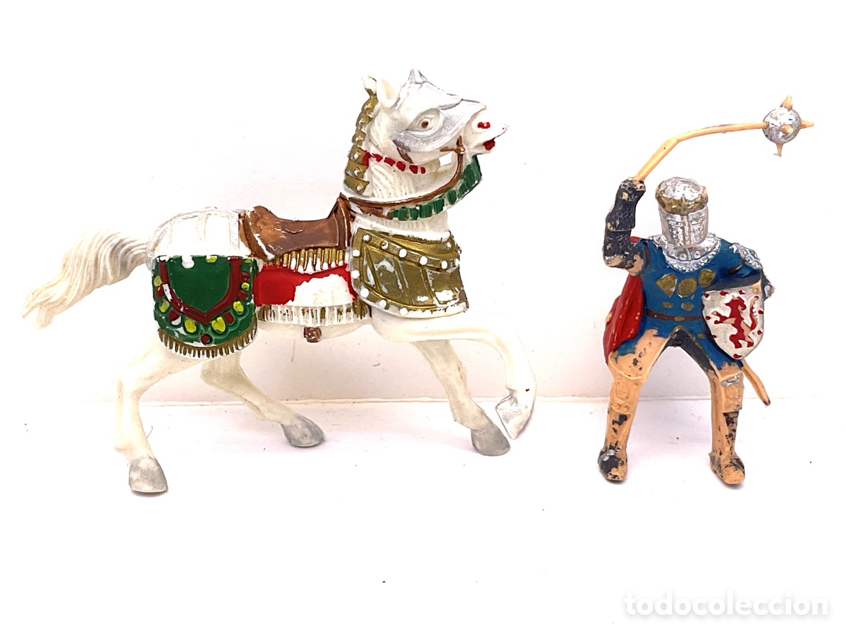 Figuras de goma y PVC: ANTIGUAS FIGURAS EN PLASTICO DE REAMSA. SERIE EL CID CAMPEADOR.